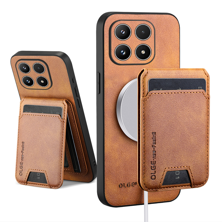Phone Cases With Card Holder - Portemonnee-kaarthouder Telefoonhoesje voor Xiaomi 17 Magneetafdekking