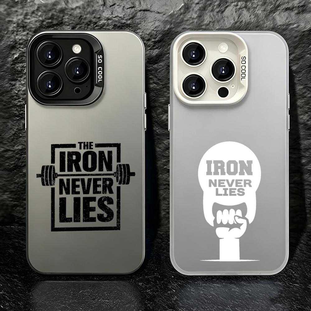 Phone Cases Yellow - T-THE IRON NEVER LIES Telefoonhoesje Premium