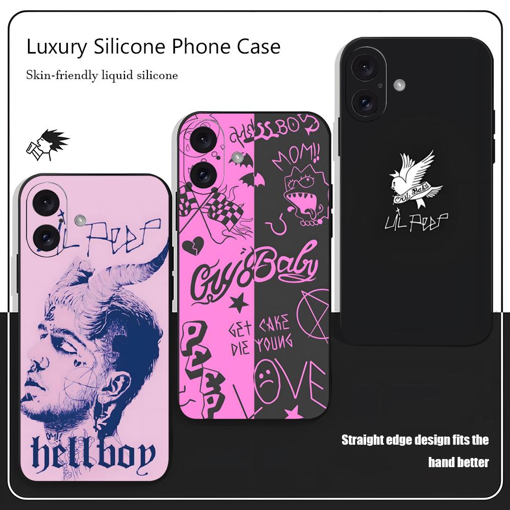 Phone Cases Protective - L-Lil Peep Beroemde Ster Populaire Telefoonhoesje