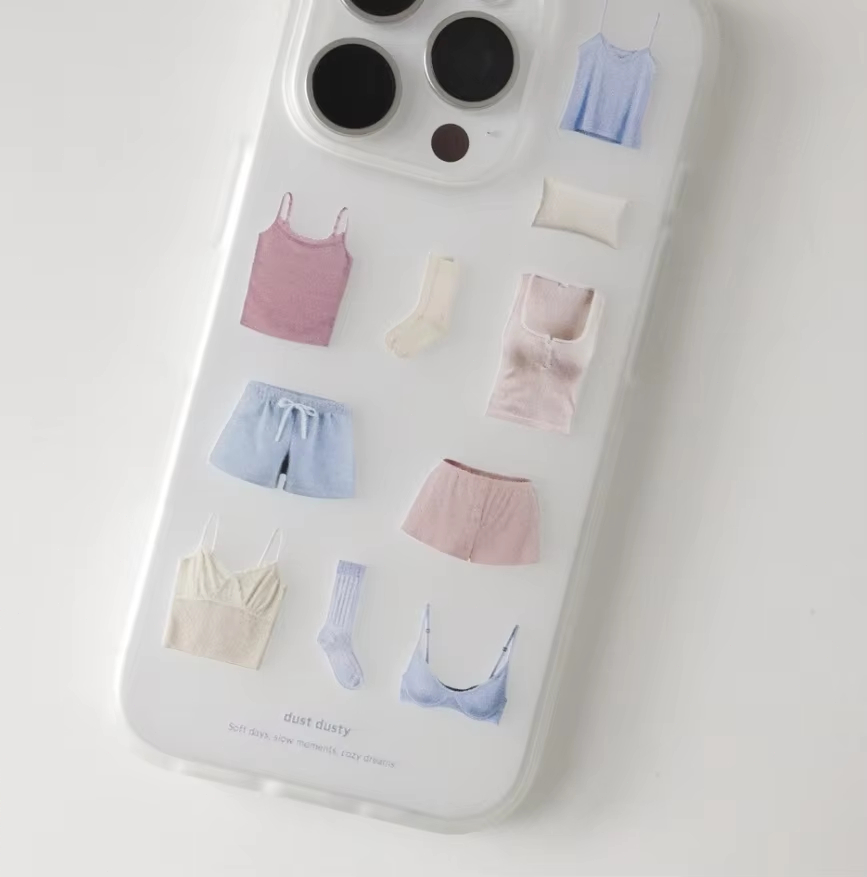 Phone Cases Personalised - Schattige gepersonaliseerde roze zomerpyjama telefoonhoesje voor