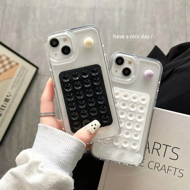 Phone Cases Silicone - Siliconen zuignap telefoonhouder mat multifunctionele zuignap