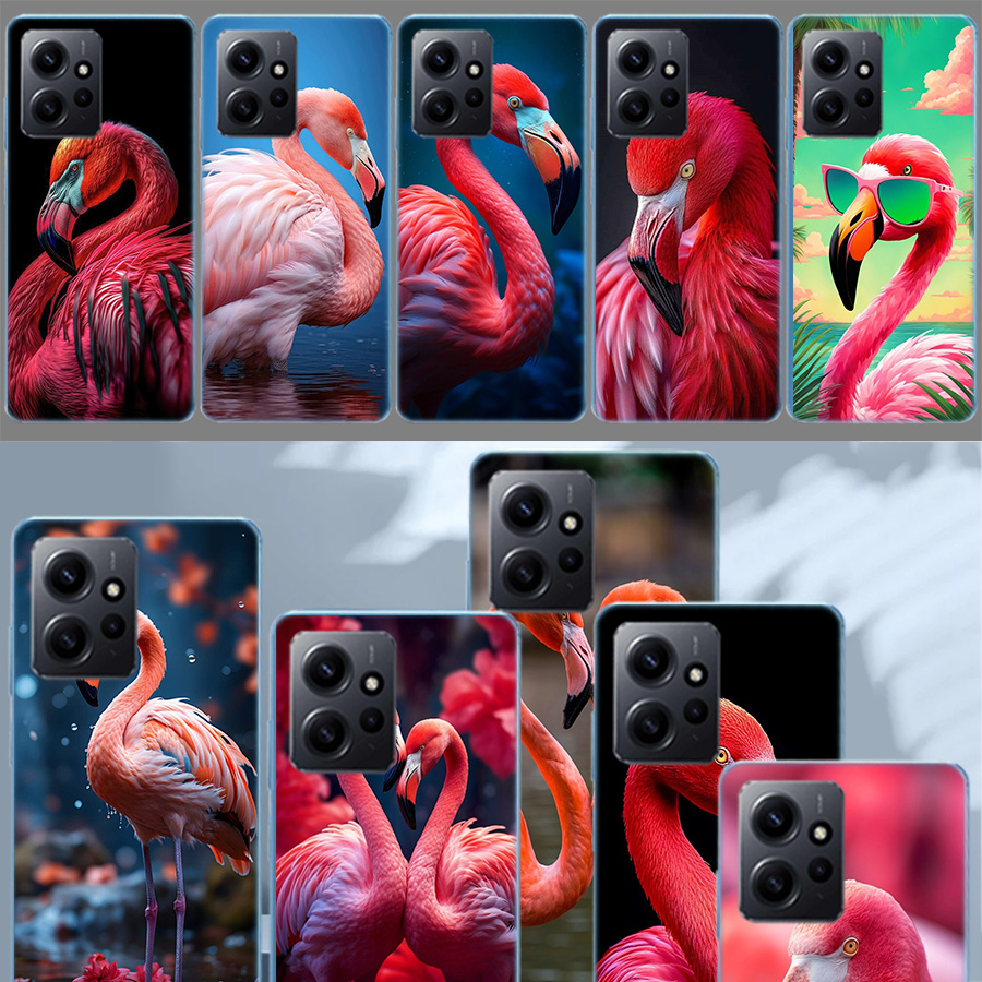 Phone Cases Com - Flamingo Love Telefoonhoesje voor Redmi Note