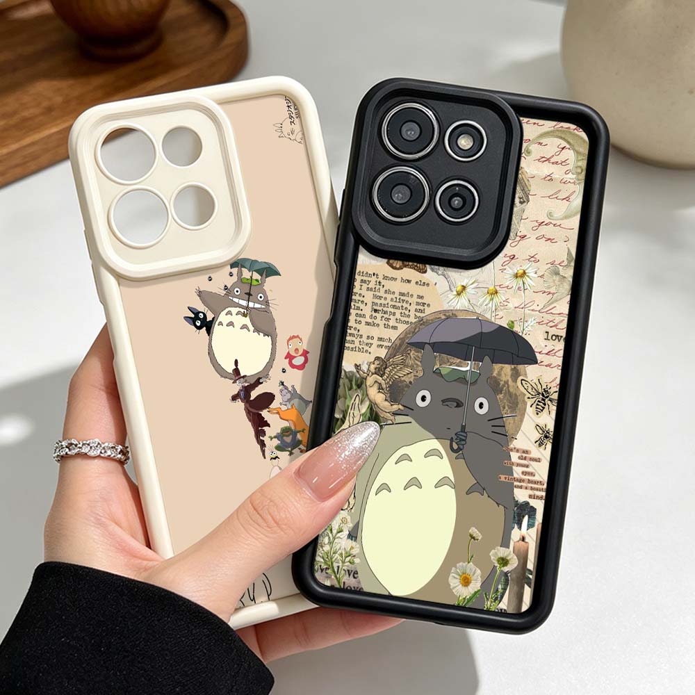 Phone Cases Silicone - Schattige T-Totoro patronen telefoonhoesje voor Motorola