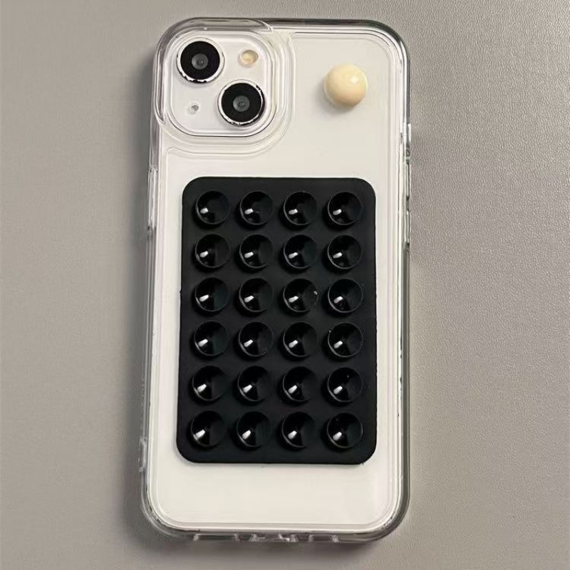 Phone Cases Silicone - Siliconen zuignap telefoonhoesje houder antislip klevende