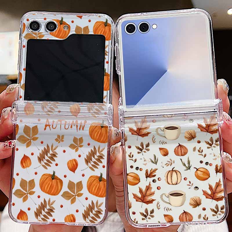 Phone Cases Clear - Herfst Esdoornblad Patroon Telefoon Case Voor