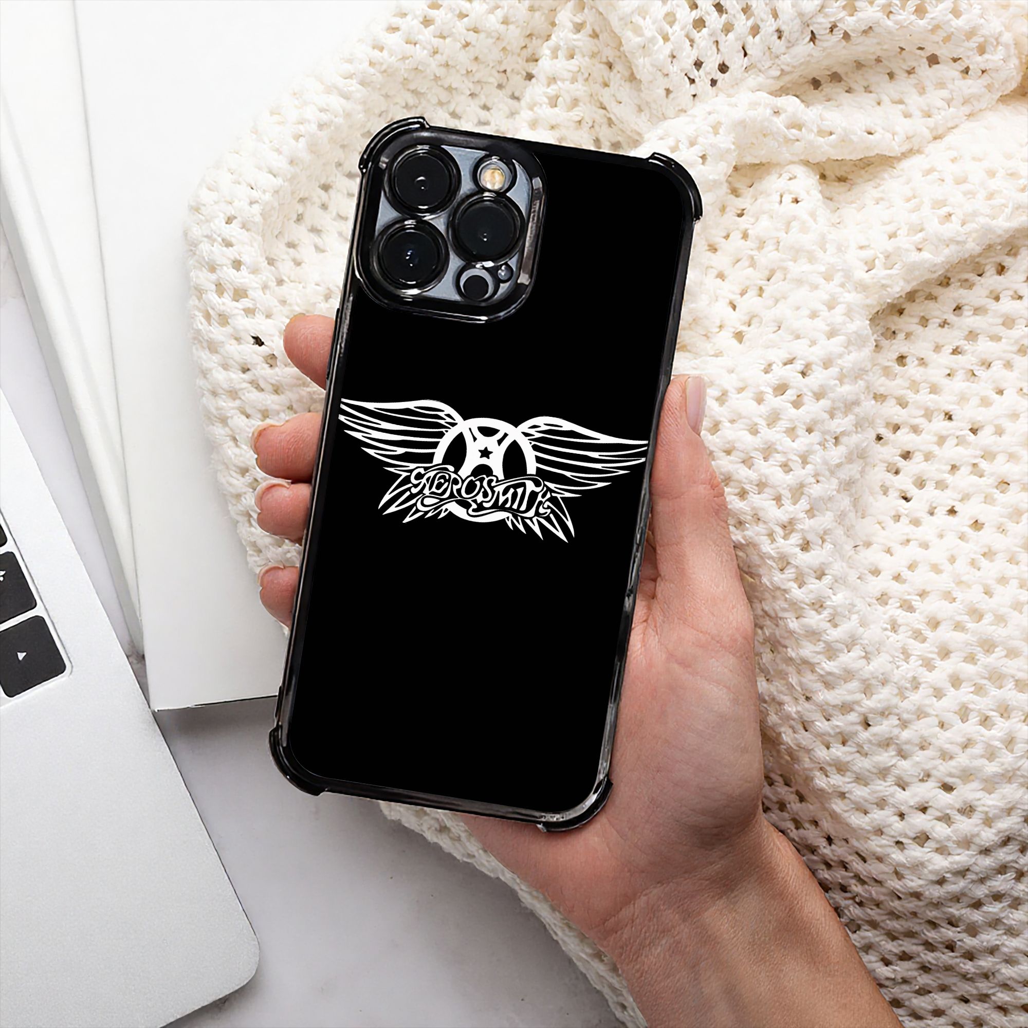 Phone Cases Metal - Band Rock Metal Telefoonhoesje Aerosmith Galvaniseren