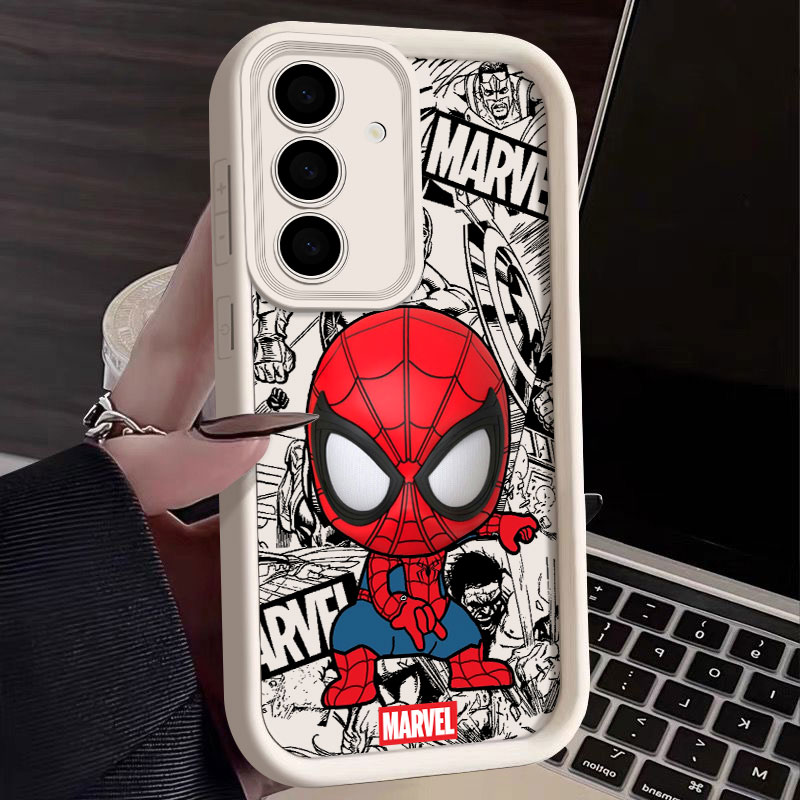 Phone Cases Samsung S25 Ultra - Marvel Spiderman Schattige Hoesjes voor Samsung