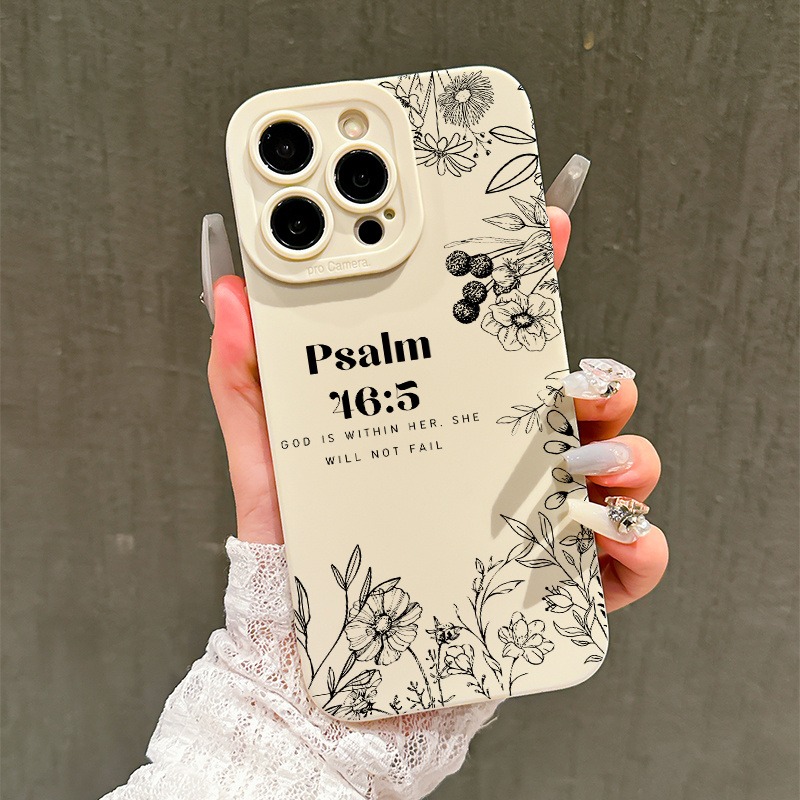 Phone Cases You Can Design - Een Angel Eye-telefoonhoesje met bijbelbloemmotief, geschikt