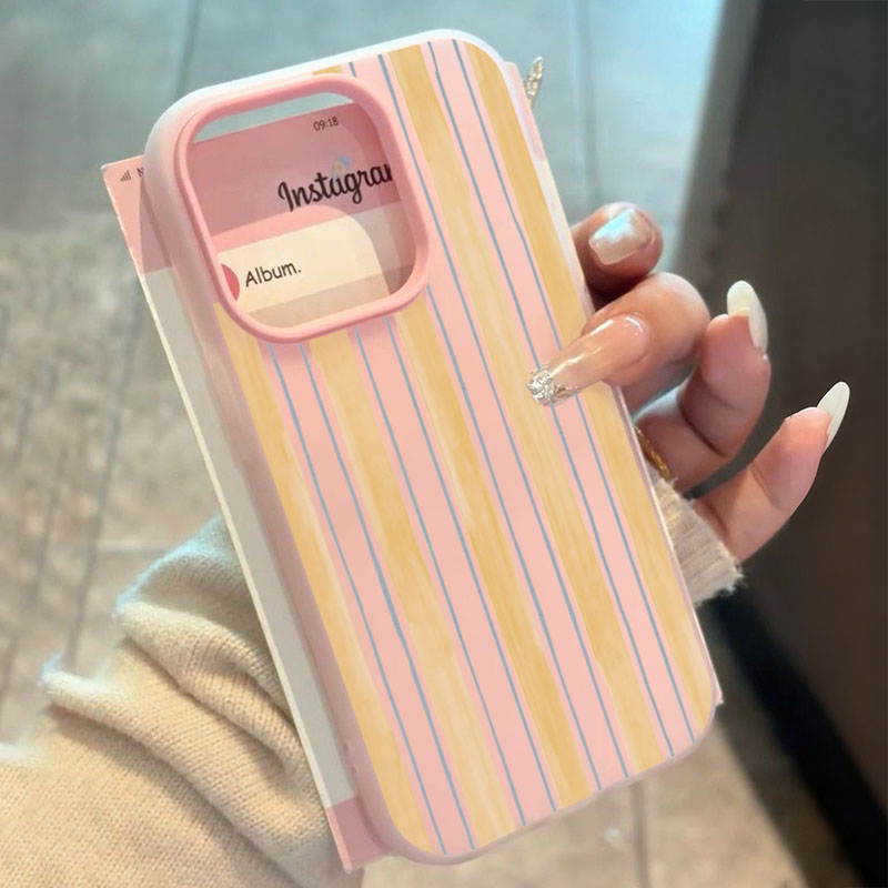 Phone Cases Yellow - Stijlvol geel gestreept telefoonhoesje voor iPhone