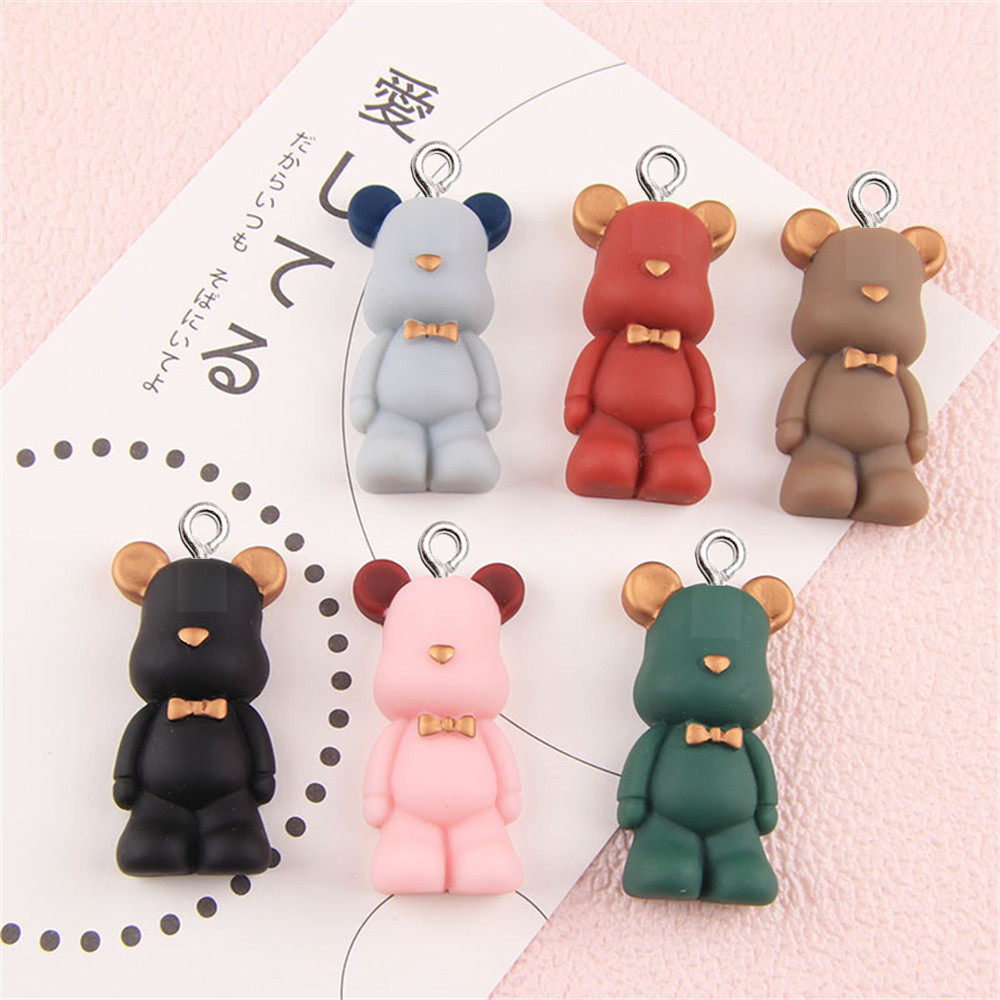 Phone Cases Websites - 10 stuks creatieve strikbeer hars bedels