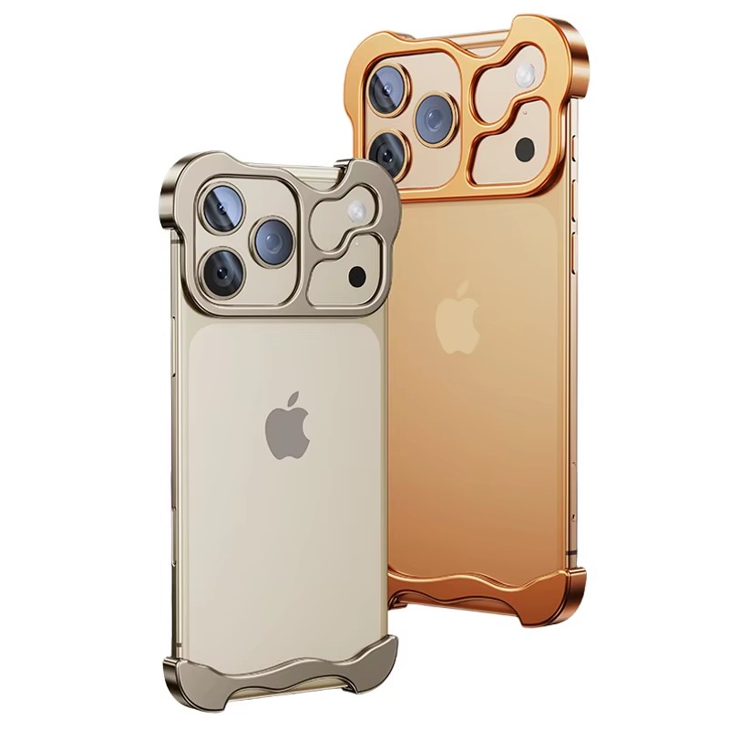 Phone Cases Aviation - Onregelmatige Metalen Frame Bumper Telefoon Case