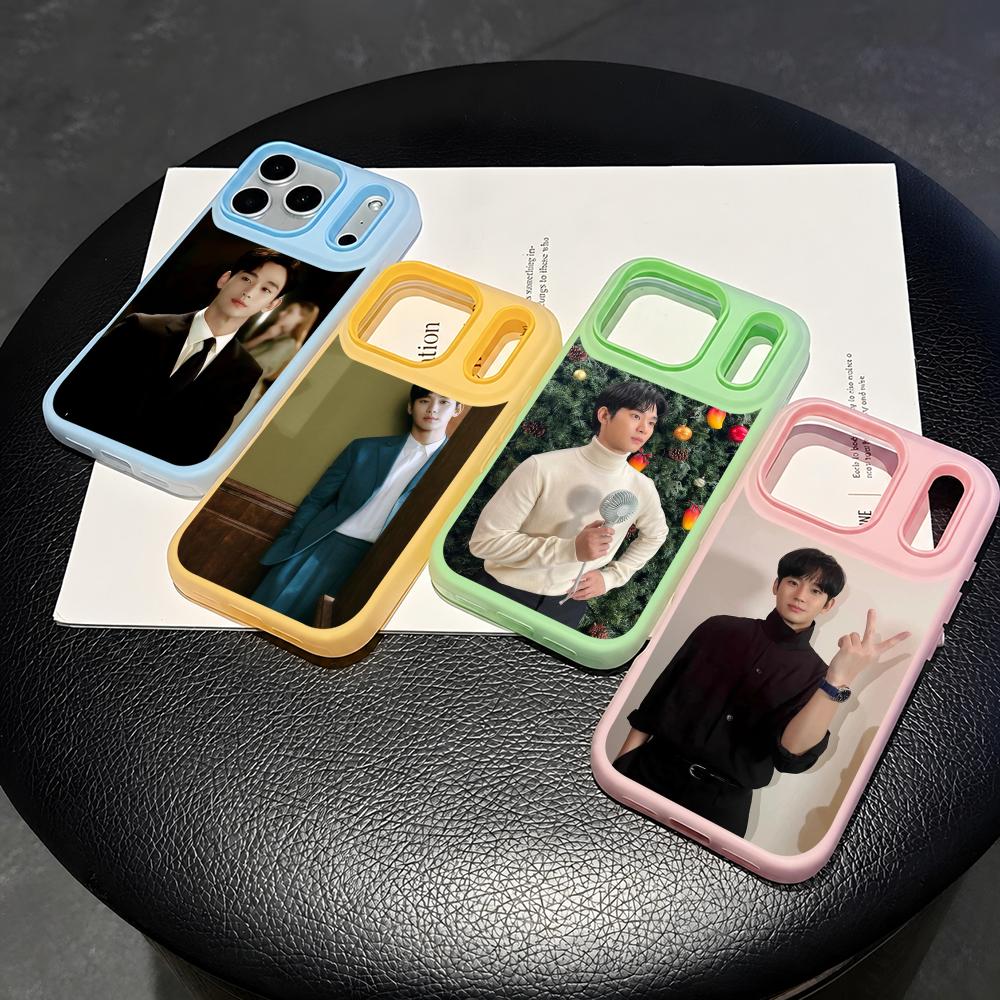 Phone Cases With Card Holder - Koreaanse sterren K-Kim Soo Hyun Telefoonhoesje