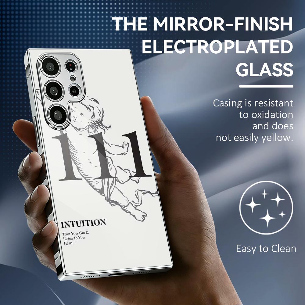 Phone Cases Metal - Engelengetal Telefoonhoesje voor Samsung Galaxy S25