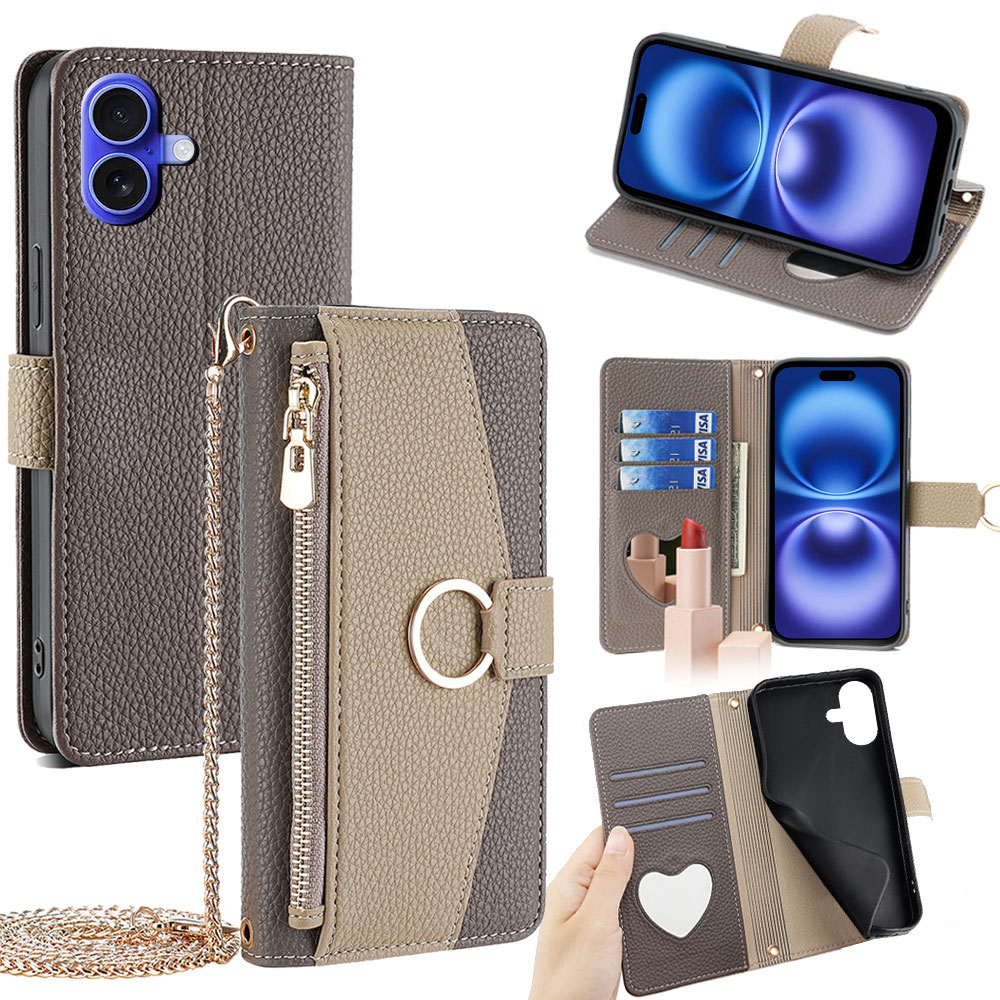 Phone Cases With Card Holder - Zakelijk Crossbody Telefoonhoesje voor iPhone 17