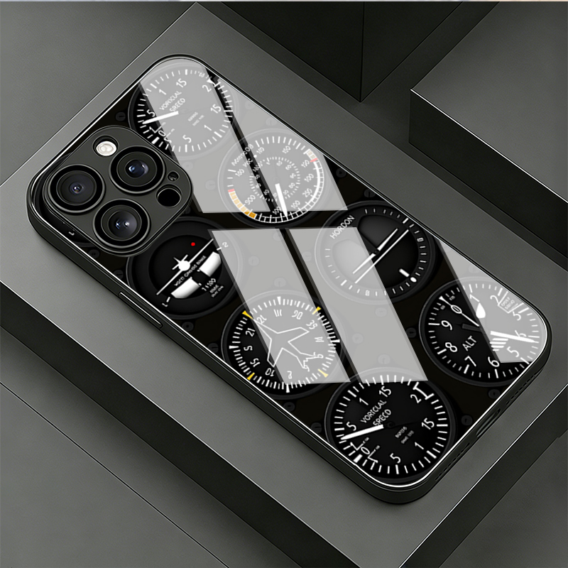 Phone Cases Aviation - Telefoonhoesje van gehard glas voor iPhone