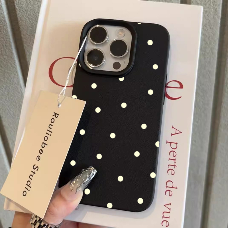 Phone Cases Personalised - Persoonlijkheid ins Eenvoudige Leuke Stippen Telefoon