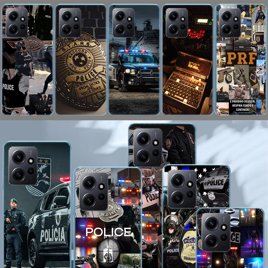Phone Cases Com - Simpele politie telefoonhoesje voor Redmi Note