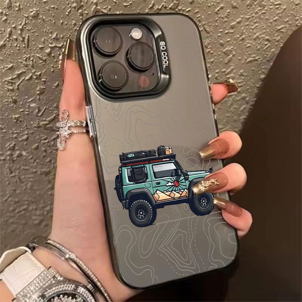 Phone Cases Protective - Simpele autopatroon telefoonhoesje voor iPhone 17