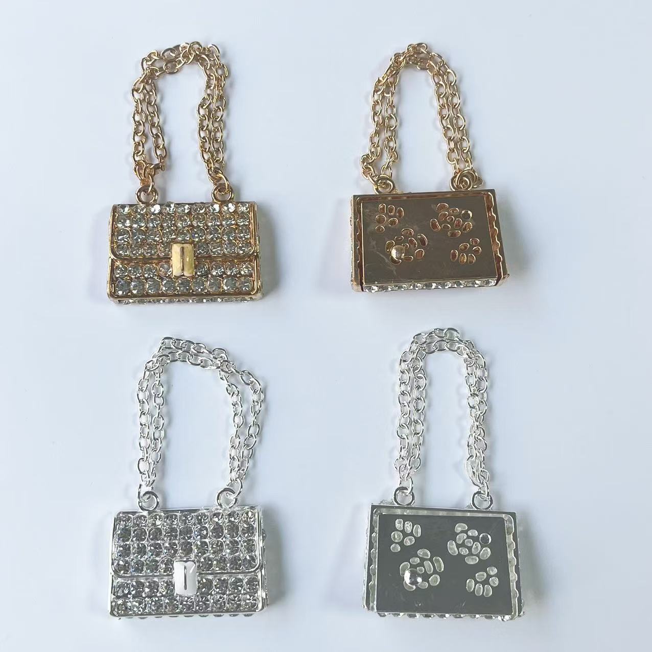 Phone Cases Junk - 4 stuks chique mini strass handtas