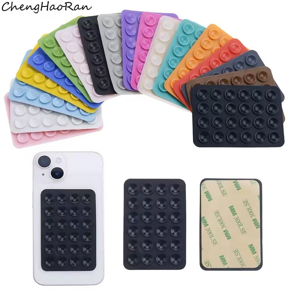 Phone Cases Silicone - Multifunctionele siliconen zuignap telefoonhouder pad hangende