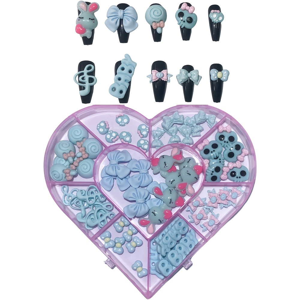 Phone Cases Junk - Bulklevering 60 STKS Kawaii Cartoon Blauw