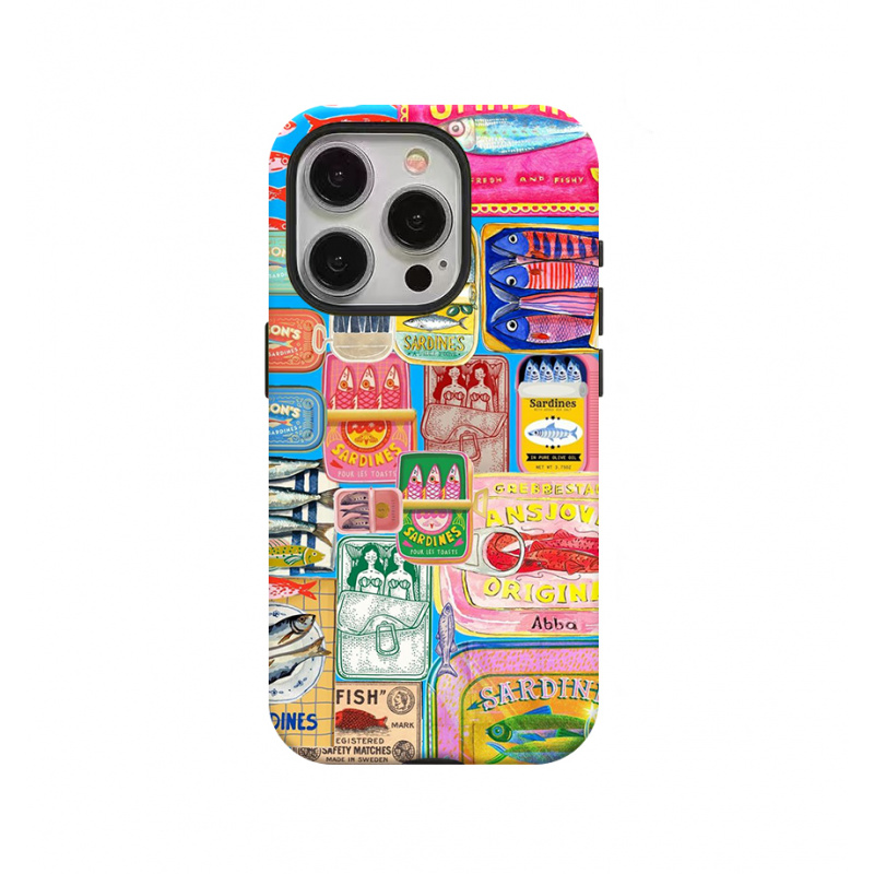 Phone Cases You Can Design - Ontwerpbewuste sardine blikjes Telefoonhoesje geschikt voor