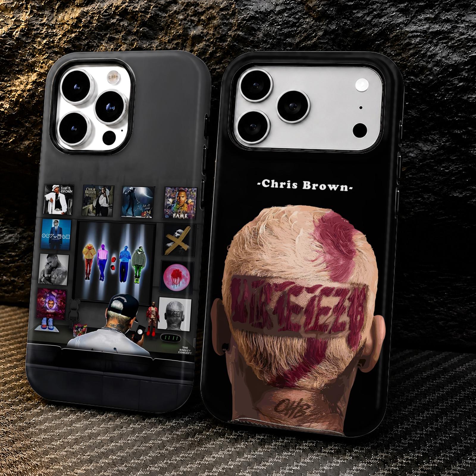 Phone Cases Protective - Rap C-Chris B-Brown Telefoonhoesje voor iPhone