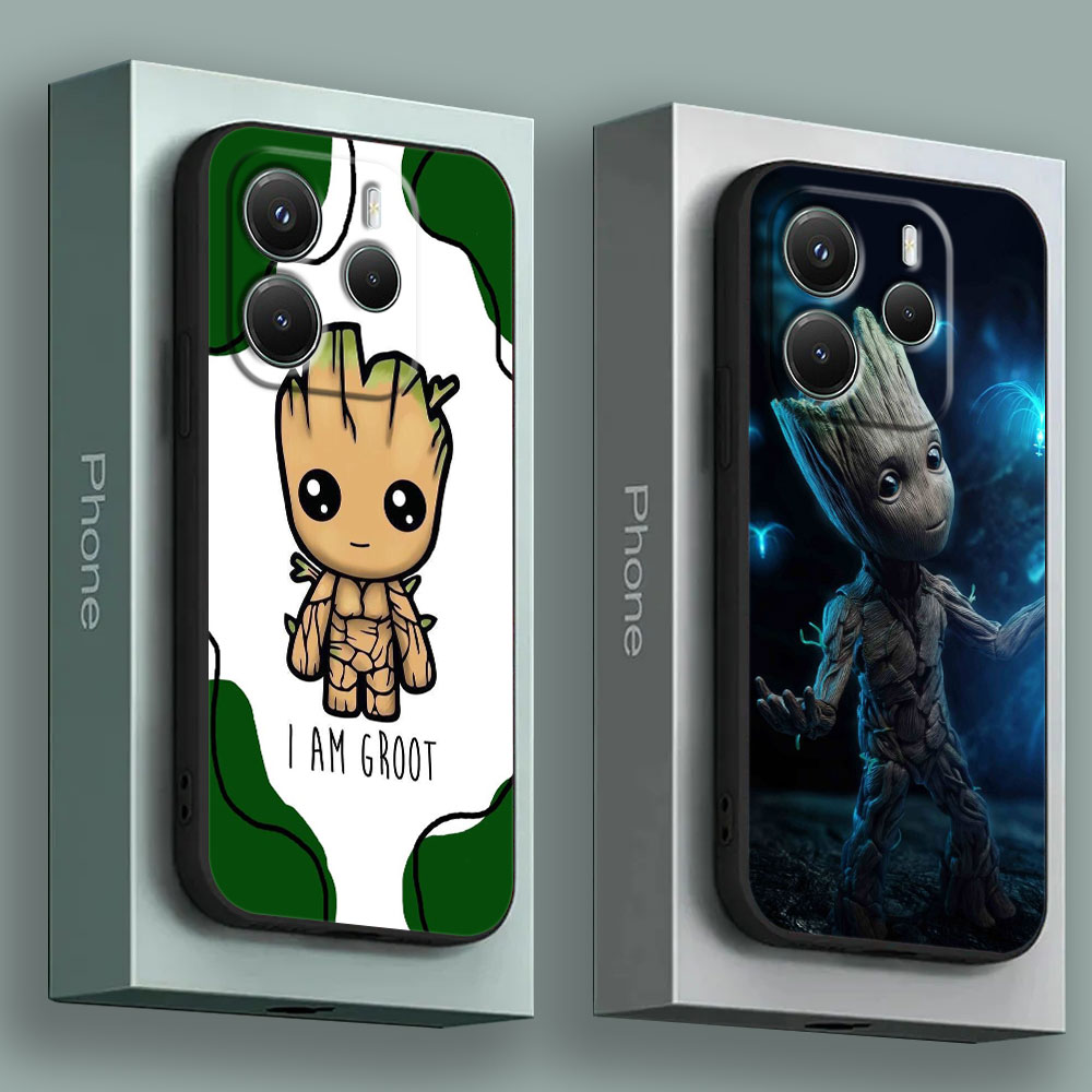 Phone Cases Silicone - Baby Groot Marvel Telefoonhoesje voor Redmi