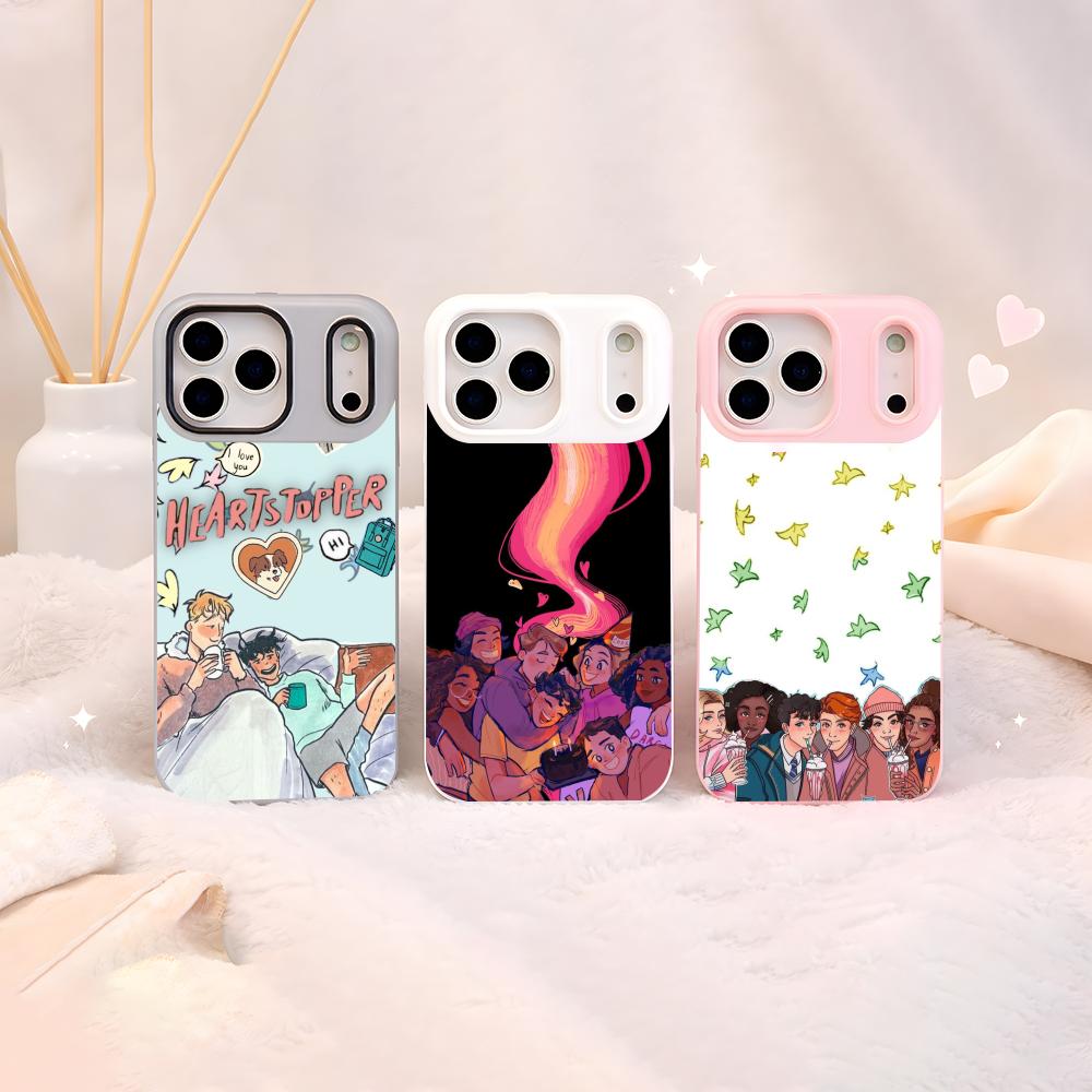 Phone Cases Clear - bl series Heartstopper Telefoonhoesje Transparant Jelly
