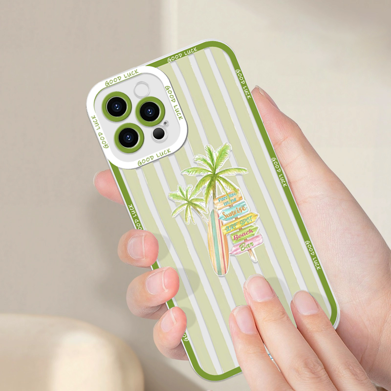 Zomer Palm Kokosnoot Boom Gest - Phone Cases Clear recensie en prijs