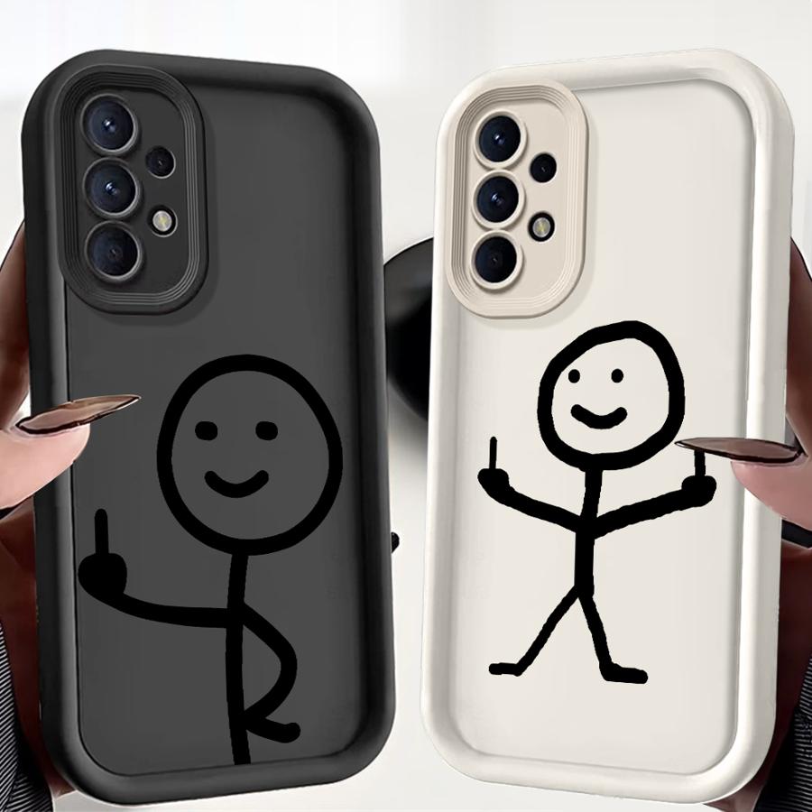 Finger People Stickman hoesje  - Phone Cases Websites recensie en prijs