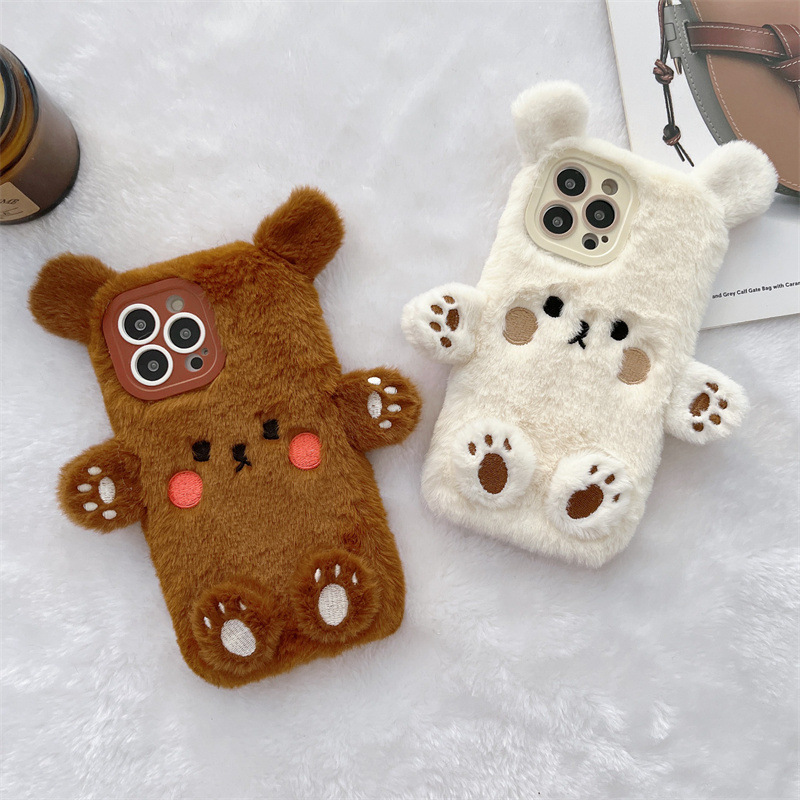 Koreaanse 3D Cartoon Beer Pluc - Phone Cases Protective recensie en prijs