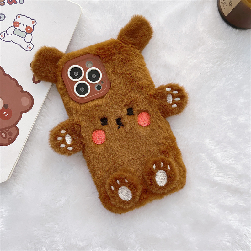 Koreaanse 3D Cartoon Beer Pluc - Phone Cases Protective recensie en prijs