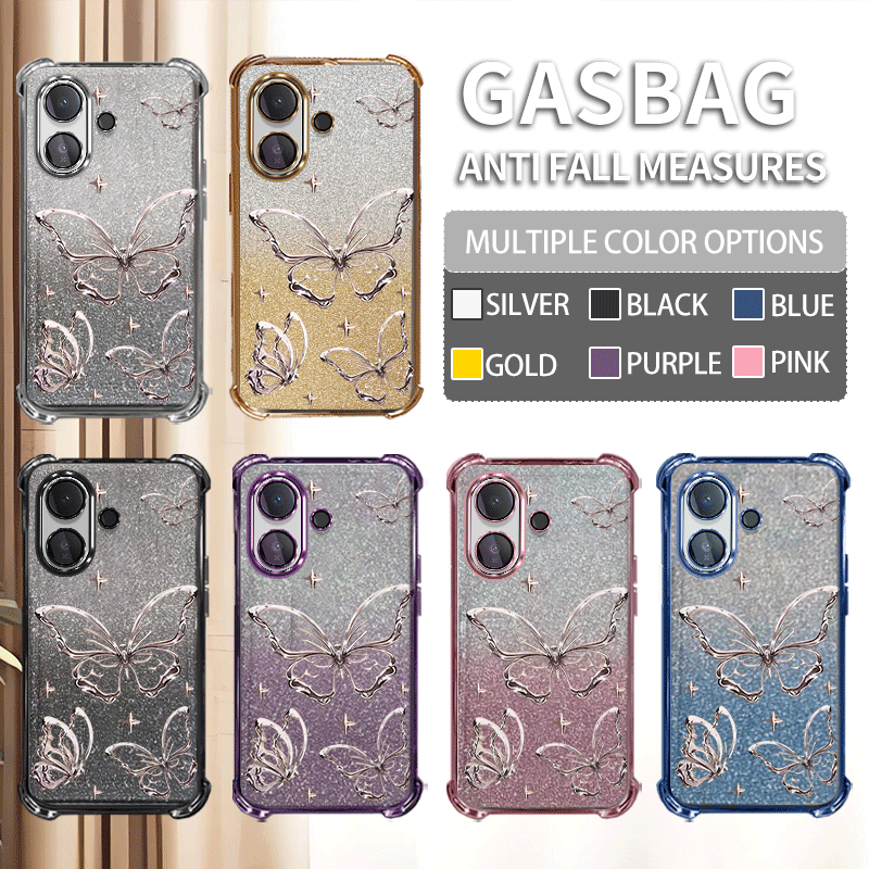 Glitter Plating Beschermhoes v - Glitter Shockproof Case recensie en prijs