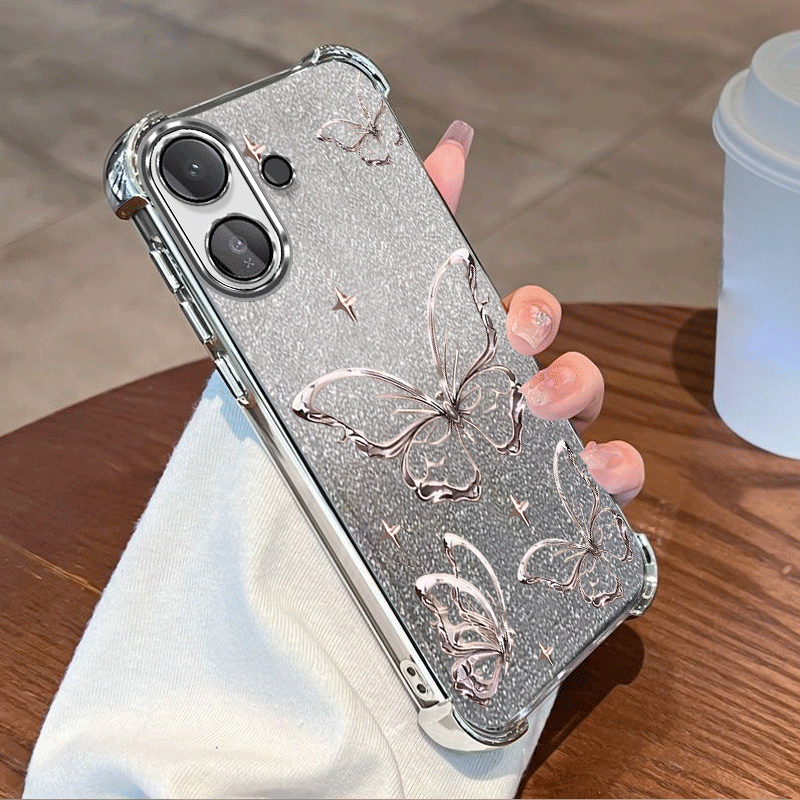 Glitter Plating Beschermhoes v - Glitter Shockproof Case recensie en prijs