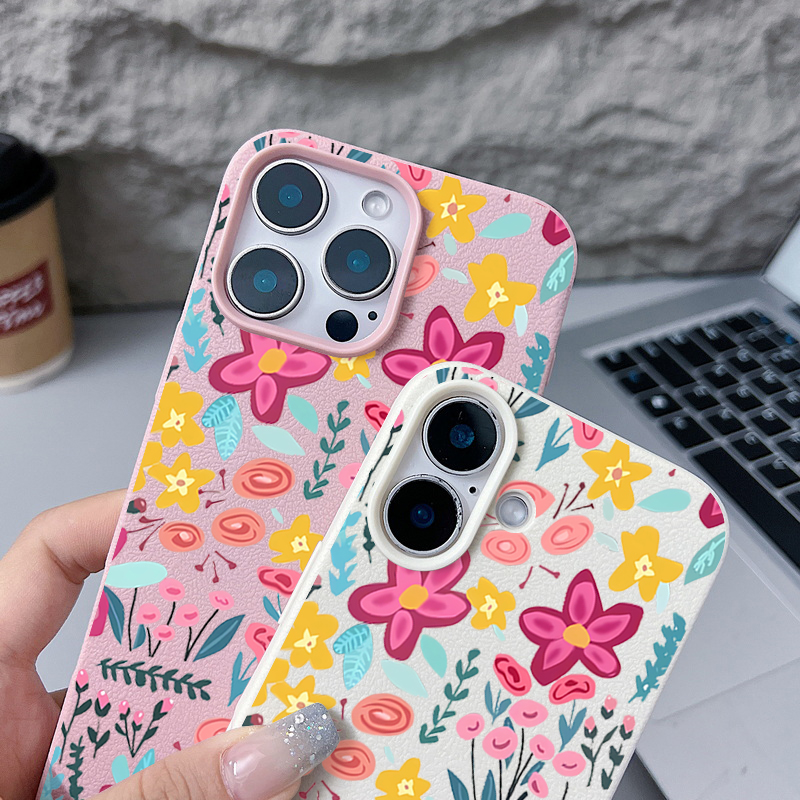 Kleurrijke bloemen telefoonhoe - Phone Cases Durable recensie en prijs