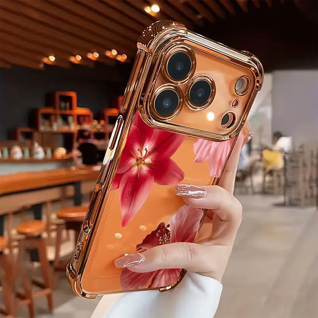 Simpele bloemenprint telefoonh - Phone Cases Durable recensie en prijs