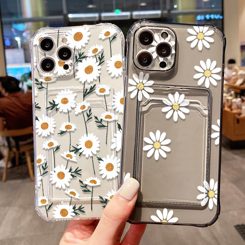 Daisy Flower Telefoonhoesje vo - Phone Cases With Card Holder recensie en prijs