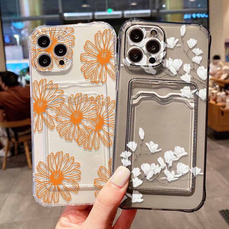 Daisy Flower Telefoonhoesje vo - Phone Cases With Card Holder recensie en prijs
