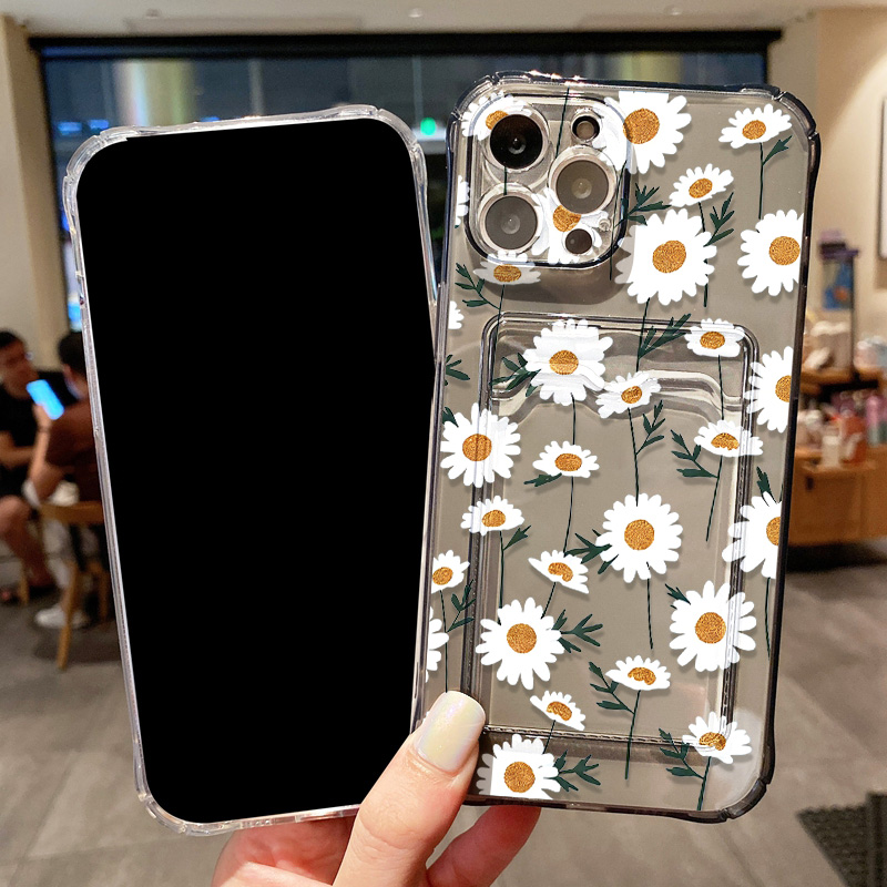 Daisy Flower Telefoonhoesje vo - Phone Cases With Card Holder recensie en prijs