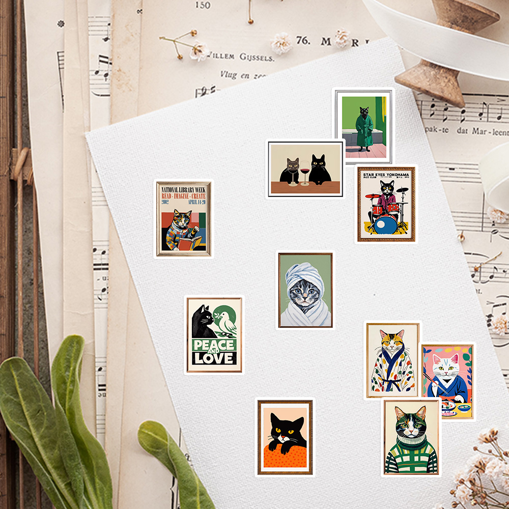 Leuke kattenposterstickers wat - Phone Cases Junk recensie en prijs
