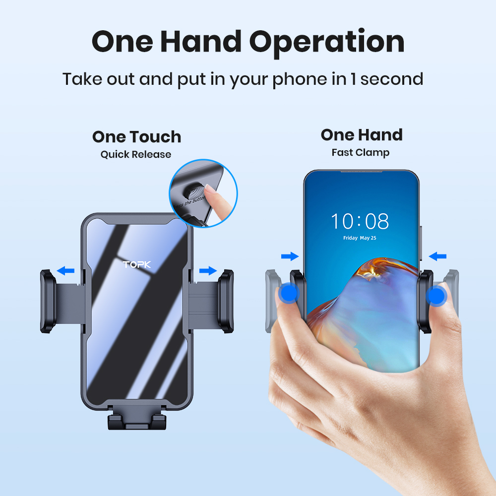 TOPK Autotelefoonhouder Ontluc - Phone Cases Heavy Duty recensie en prijs