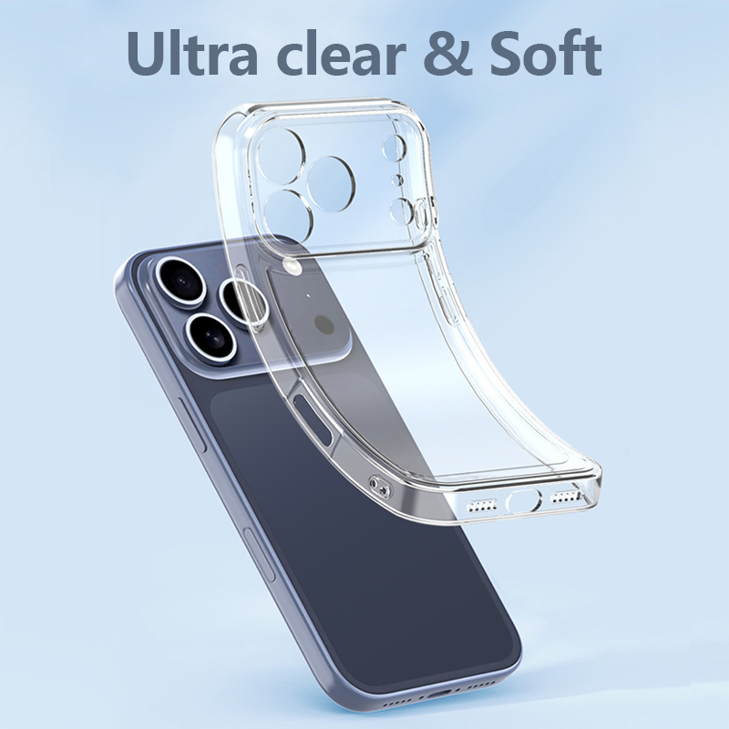 Zachte siliconen transparante  - Phone Cases Clear recensie en prijs