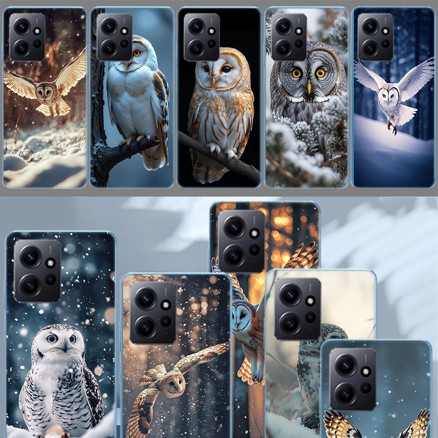 Uil in de winter telefoonhoesj - Phone Cases Com recensie en prijs