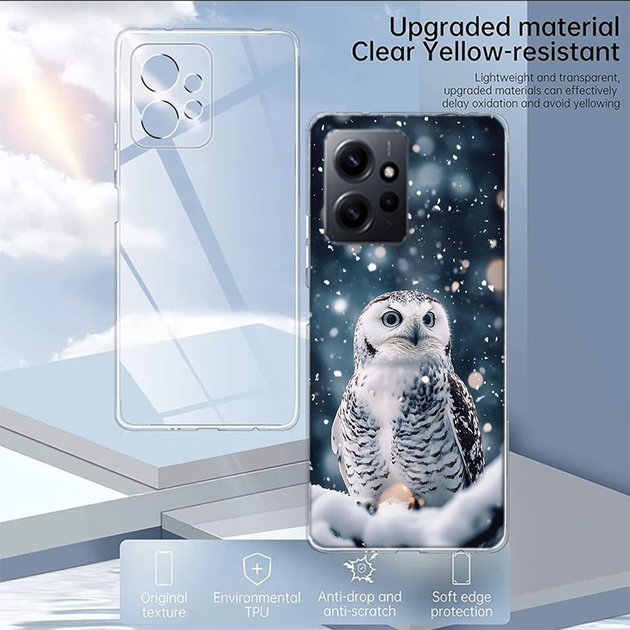Uil in de winter telefoonhoesj - Phone Cases Com recensie en prijs