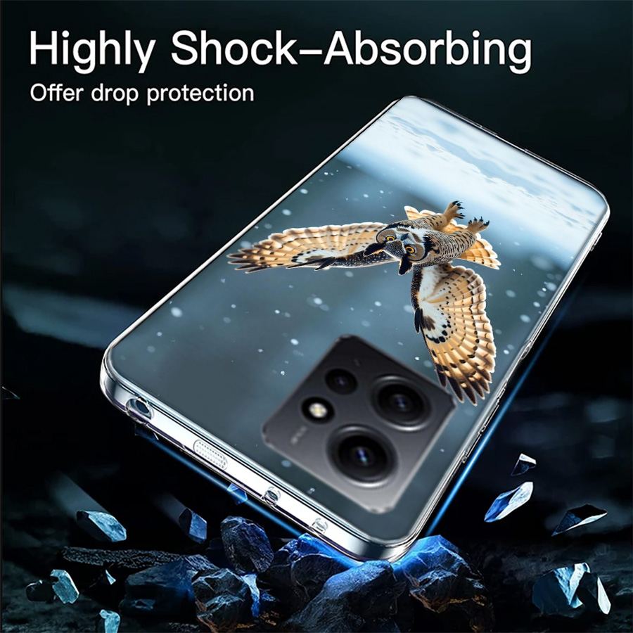 Uil in de winter telefoonhoesj - Phone Cases Com recensie en prijs