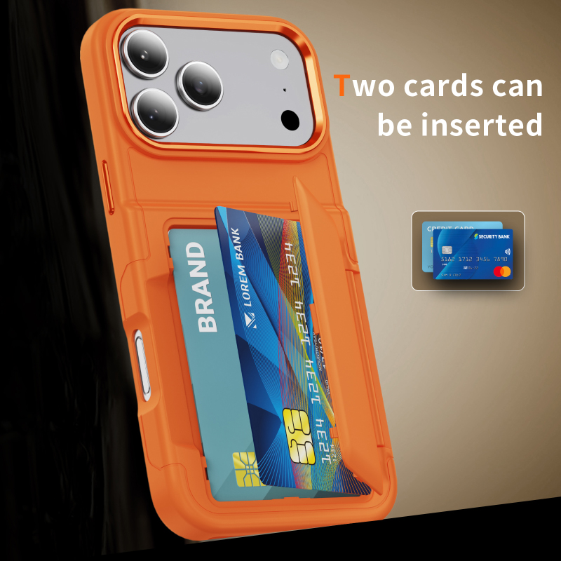 Nieuwe effenkleurige frosted P - Phone Cases With Card Holder recensie en prijs