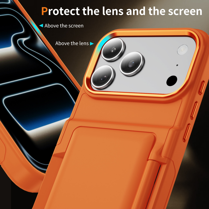 Nieuwe effenkleurige frosted P - Phone Cases With Card Holder recensie en prijs