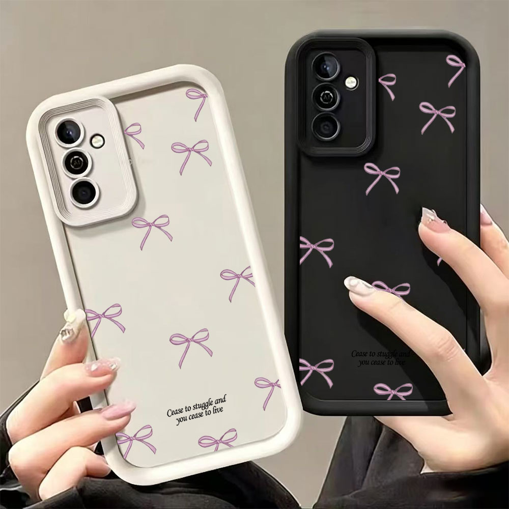 Roze strikprint zachte TPU tel - Phone Cases Samsung S25 Ultra recensie en prijs