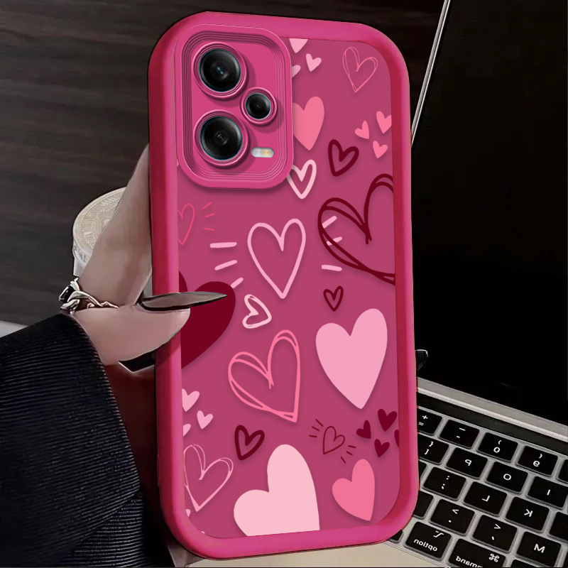 Roze hartvormige telefoonhoesj - Phone Cases Silicone recensie en prijs